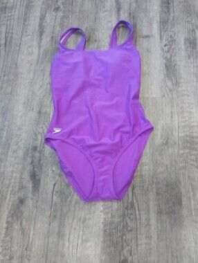 Speedo Girl Bright Purple One-Piece Swimsuit